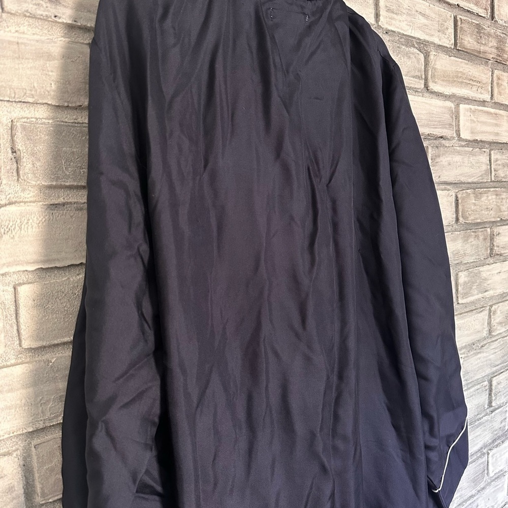 WinterSilks Navy Robe - Picture 5 of 5